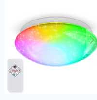 Lampa kolekcjonerska plafon LED ledowy kolorowy pilot RGB