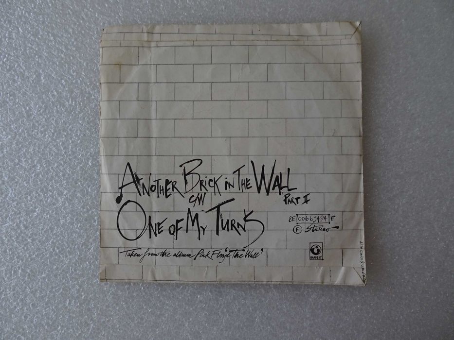 Disco vinil single Pink Floyd Another Brick in the wall
