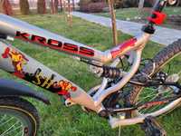 Rower Kross Junior kola 24", 2 amortyzatory rama 15 w b. dobrym stanie