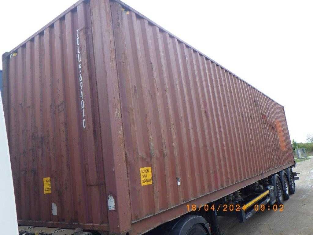 Kontener 40'HC, 12m magazyn budowlany, szczelny w 100%