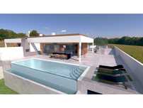 Moradia geminada V3 contemporânea com piscina e cave - São Brás de ...
