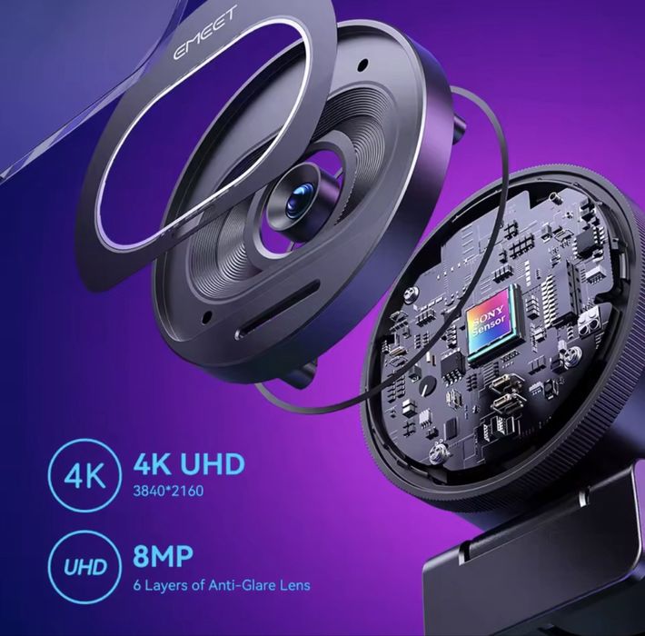 Камера для стрімінгу EMEET S600 4K Ultra HD