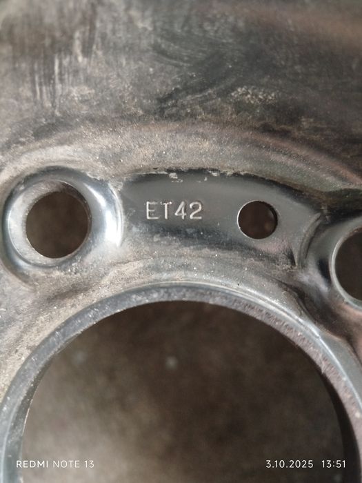 1szt Felga Stalowa Citroen/Peugot/Toyota 7Jx17cali (5x108,ET42)