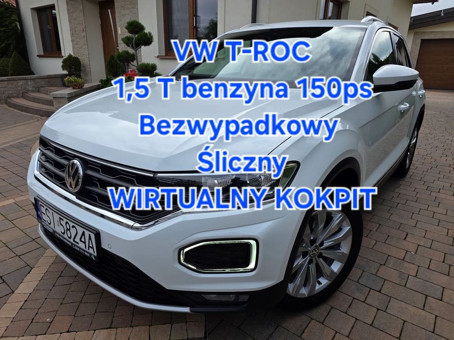 Volkswagen T-Roc Śliczny* Bezwypadkowy * Jak nowy*