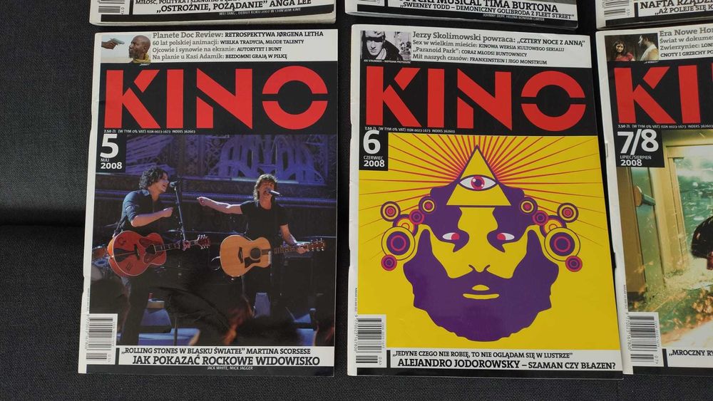 Gazeta magazyn Kino, numery 1-9/2008