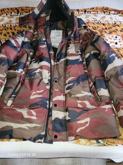 Kurtka moro ocieplana z kapturem