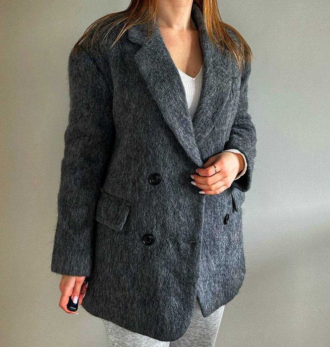 Тренд Піджак пальто з вовни оверсайз