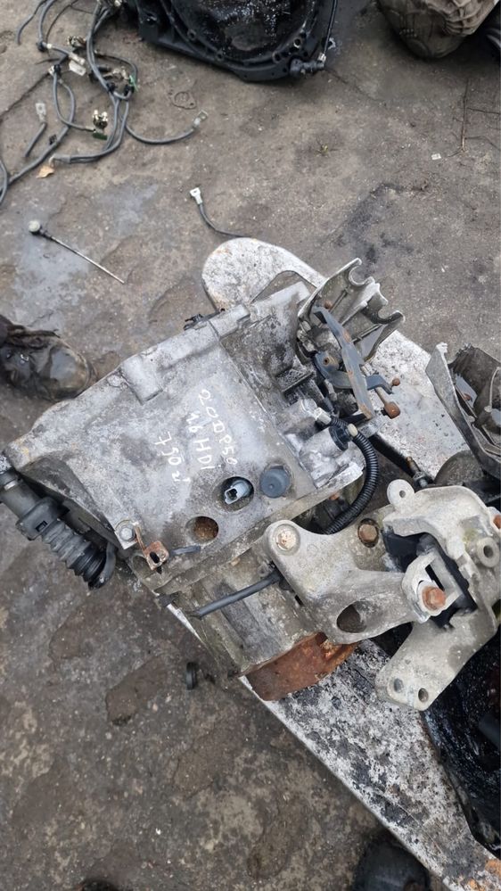 Peugeot citroen 1.6hdi 20dp50 skrzynia biegów części montaż