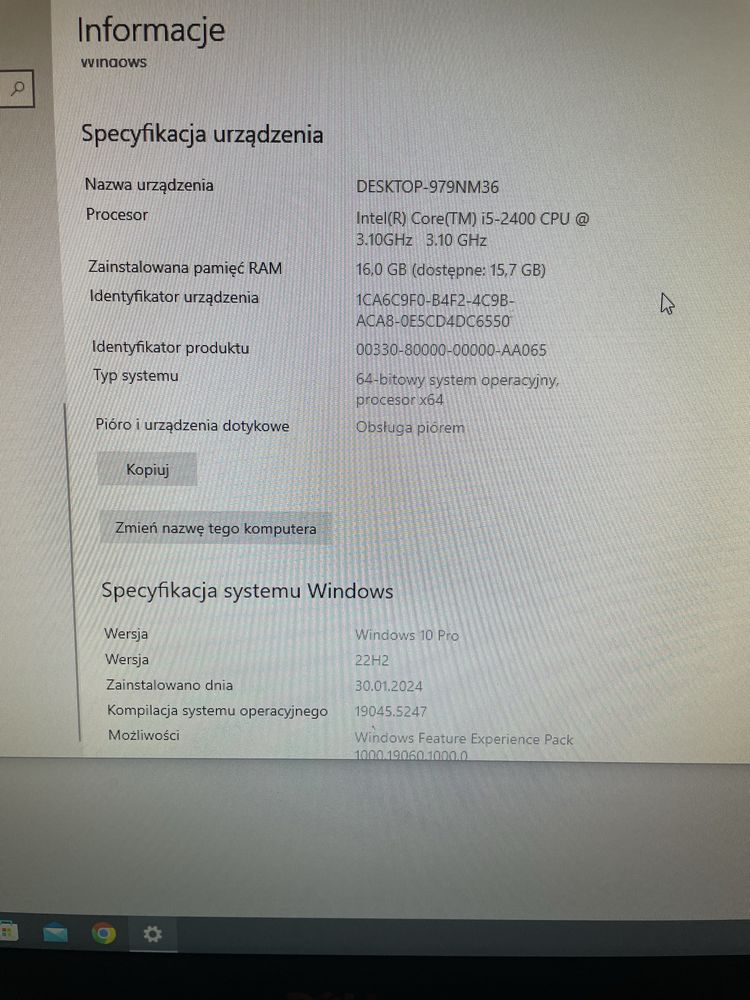 Komputer stacjonarny +2 monitory