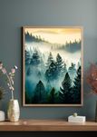 Plakat Krajobraz Choinki drzewa 30x40cm