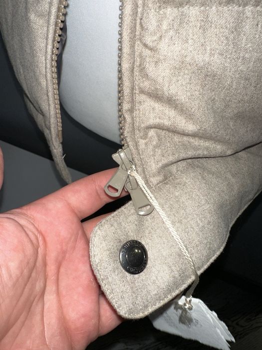 Жилетка из шерсти, кашемира и шелка Brunello Cucinelli