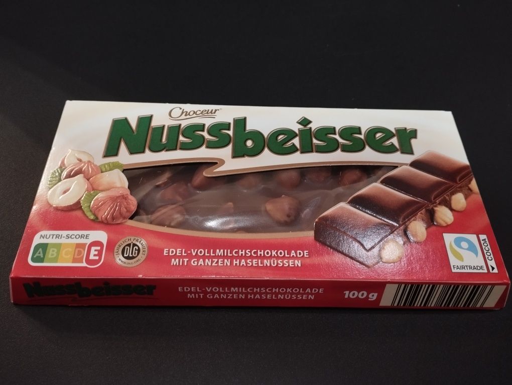 Czekolada mleczna nussbeisser 100 g z orzechami z Niemiec