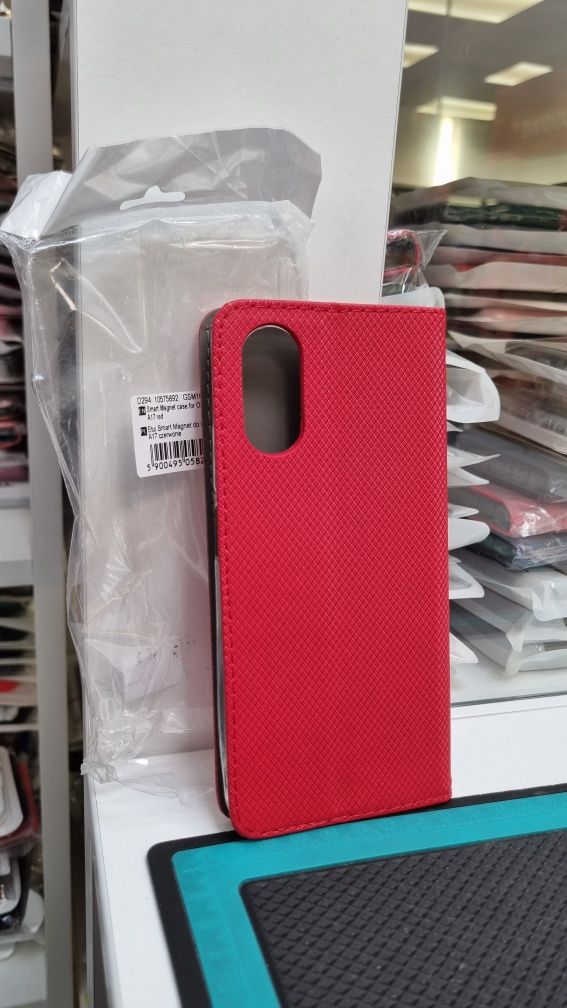 Kabura oppo a17 czerwona