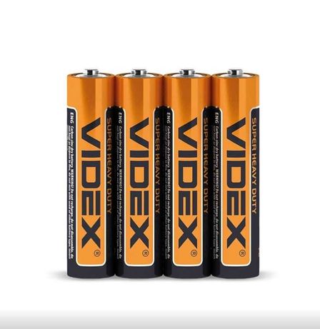 Батарейка сольова Videx (AAA) R03 4шт