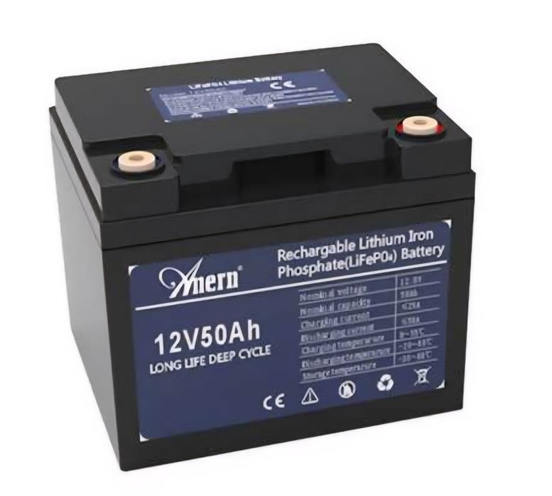 Акумулятор залізо фосфатний Anern LiFePO4 12V 50A AN-LFP1250