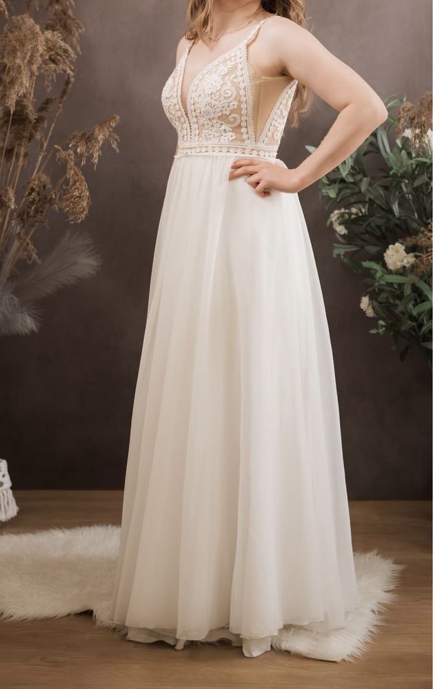 Suknia ślubna boho XS/S
