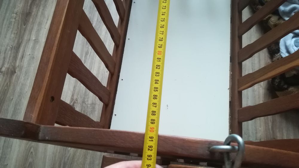 Łóżeczko, kołyska dębowa dla dziecka