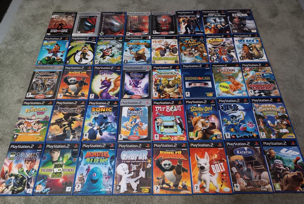 Jogos PlayStation 2 (PS2) - preços na descrição