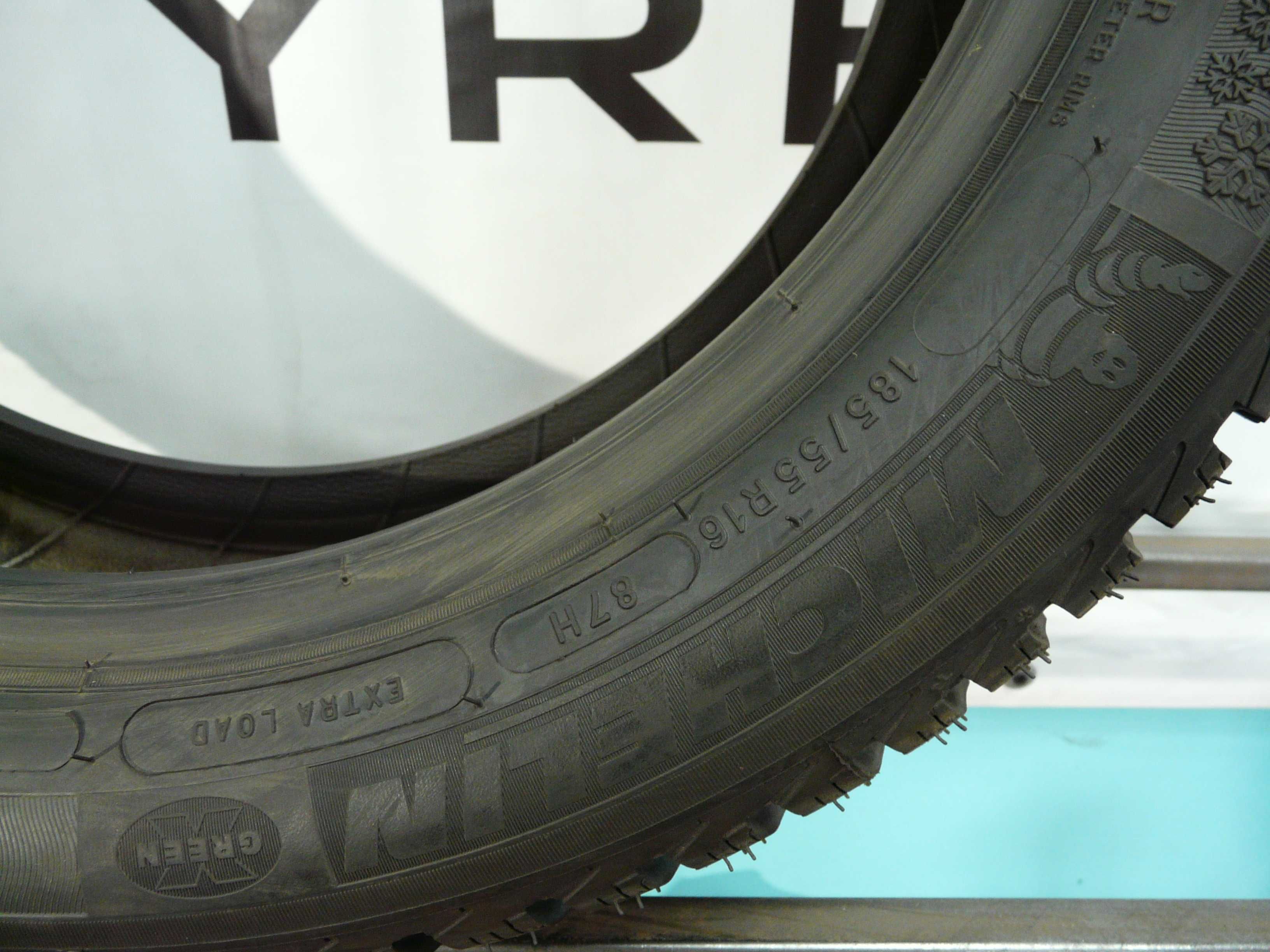 Opony zimowe x4 185/55R16 Michelin Demontaż #G005