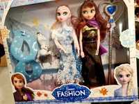 Zestaw lalek Kraina Lodu Frozen Elsa Anna + maska zabawki