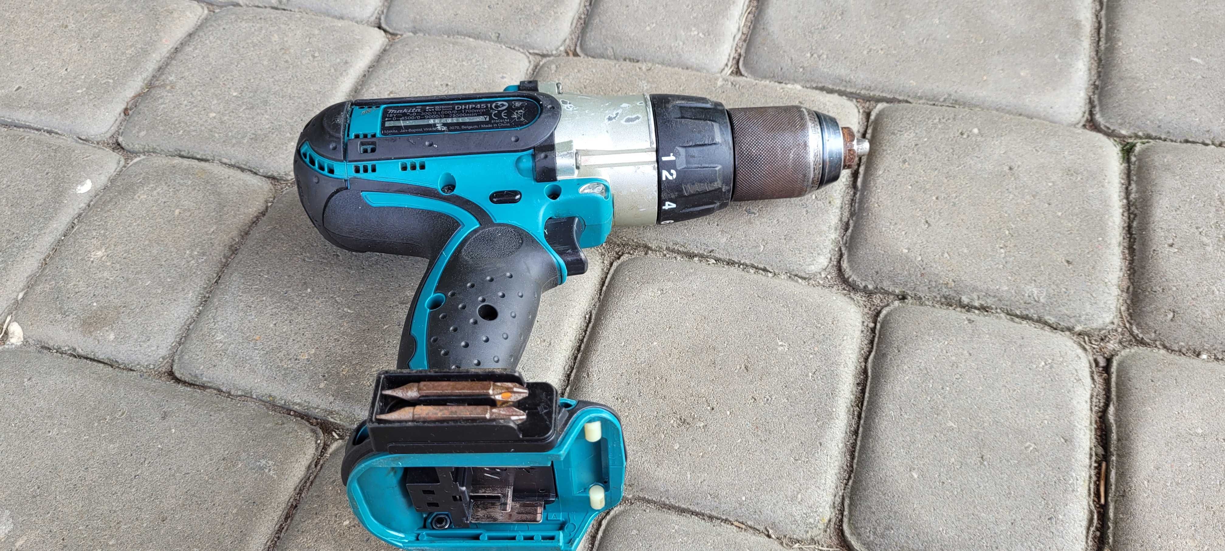 Wkrętarko wiertarka makita DHP451 18V