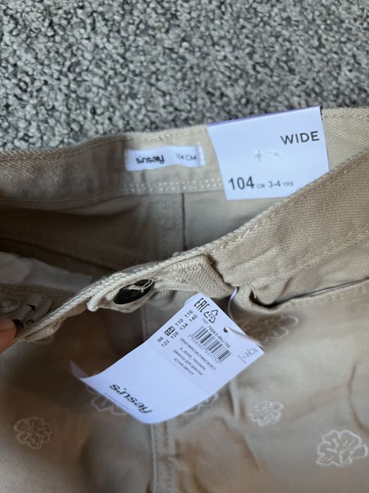 Джинси кльош палацо sinsay 4-5 104 зріст