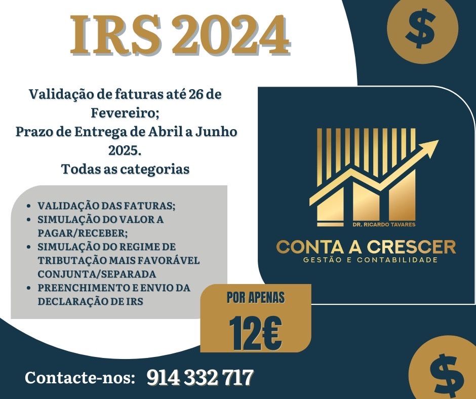 IRS preenchimento e entrega declaraçao irs
