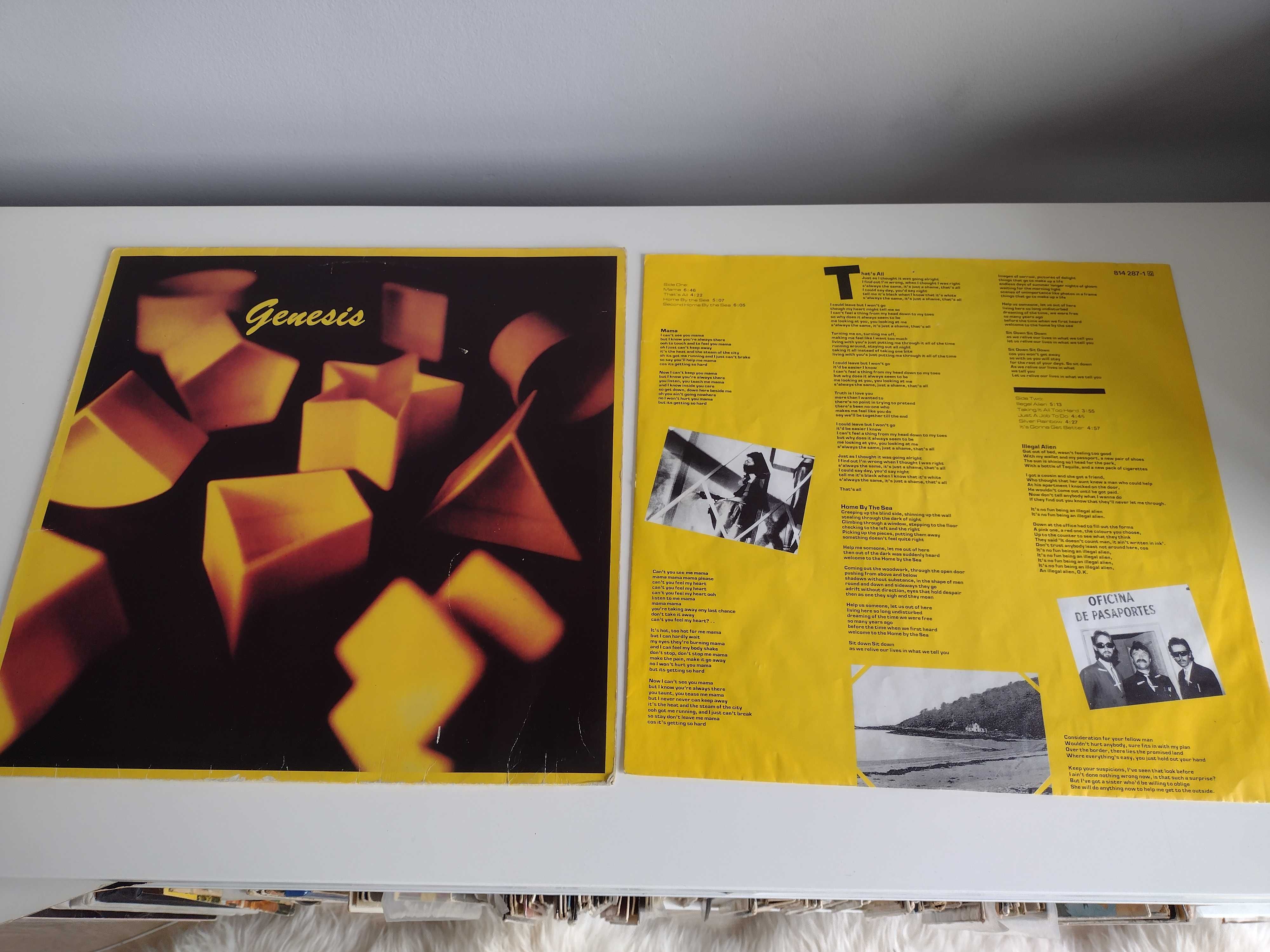 Zestaw 5LP Genesis: Foxtrot, Seconds Out, Wind & Wuthering, Abacab, 83