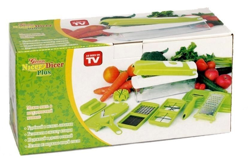 Овощерезка 12 в 1 Nicer Dicer Plus терка / измельчитель найсер дайсер