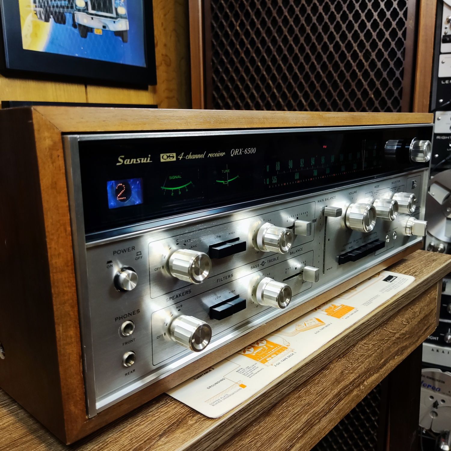 Amplituner Sansui QS 4-channel receiver QRX-6500 QRX 6500 Vintage
