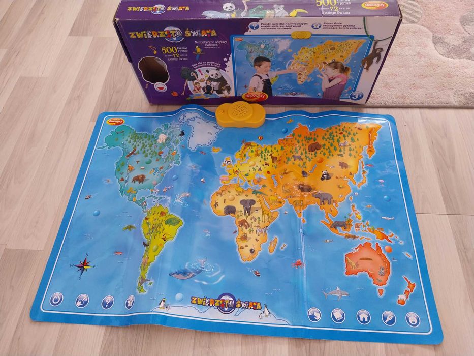 Dumel Discovery Interaktywna mapa Zwierzęta Świata