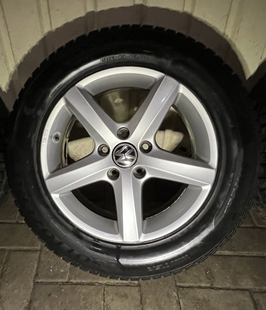 Alufelgi 16 cali passat B7,B8,seat,audi,skoda 5x112 215/60/16 zimowe