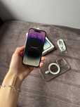 Iphone 14 pro 256gb 100% fioletowy