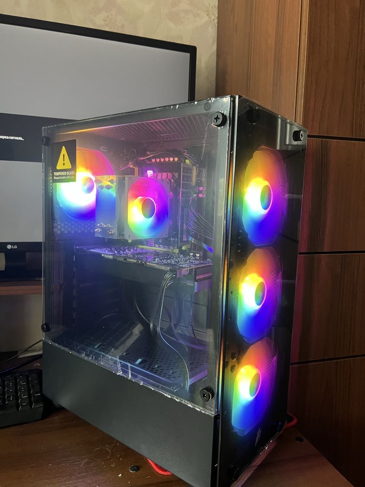 Бюджетный ПК игровой компьютер 14 ядер i7 gtx 1050ti 16озу 360 ссд