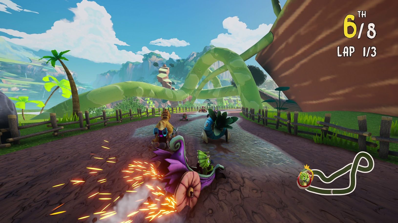 Gigantosaurus Gigantozaur Dino Kart PL (PS4) Gra nowa w folii