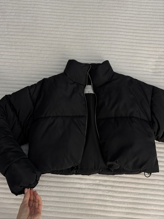 Вкорочена куртка пуфер від укр. бренду PAPAYA