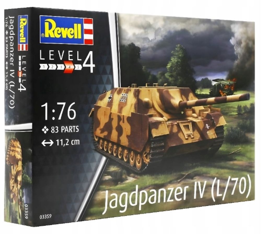 Model do sklejania czołg JAGDPANZER IV (L/70) REVELL 03359