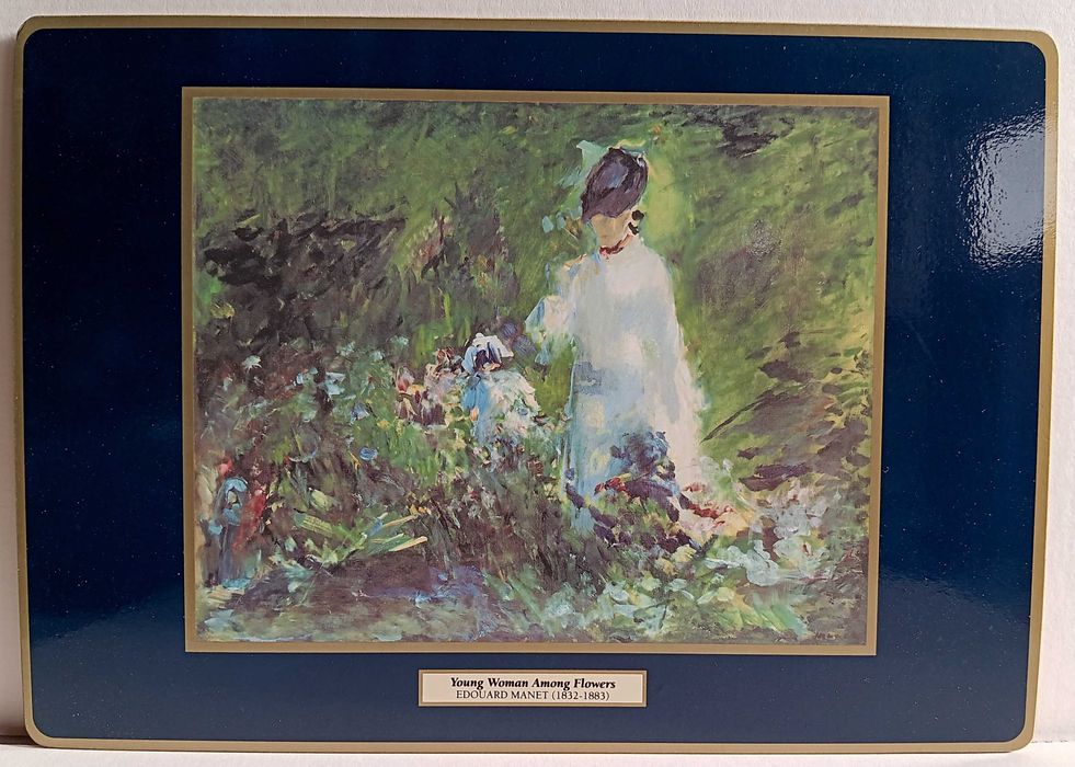 6 bases de mesa de impressionistas franceses