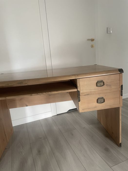 Biurko duże Black Red White plus zestaw membli