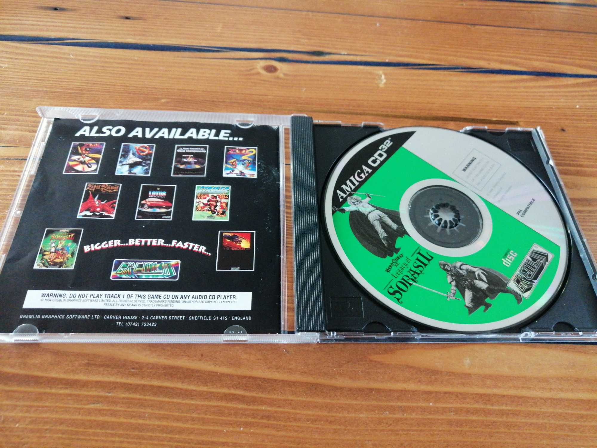 HeroQuest 2 - Legacy of Sorasil Amiga cd32