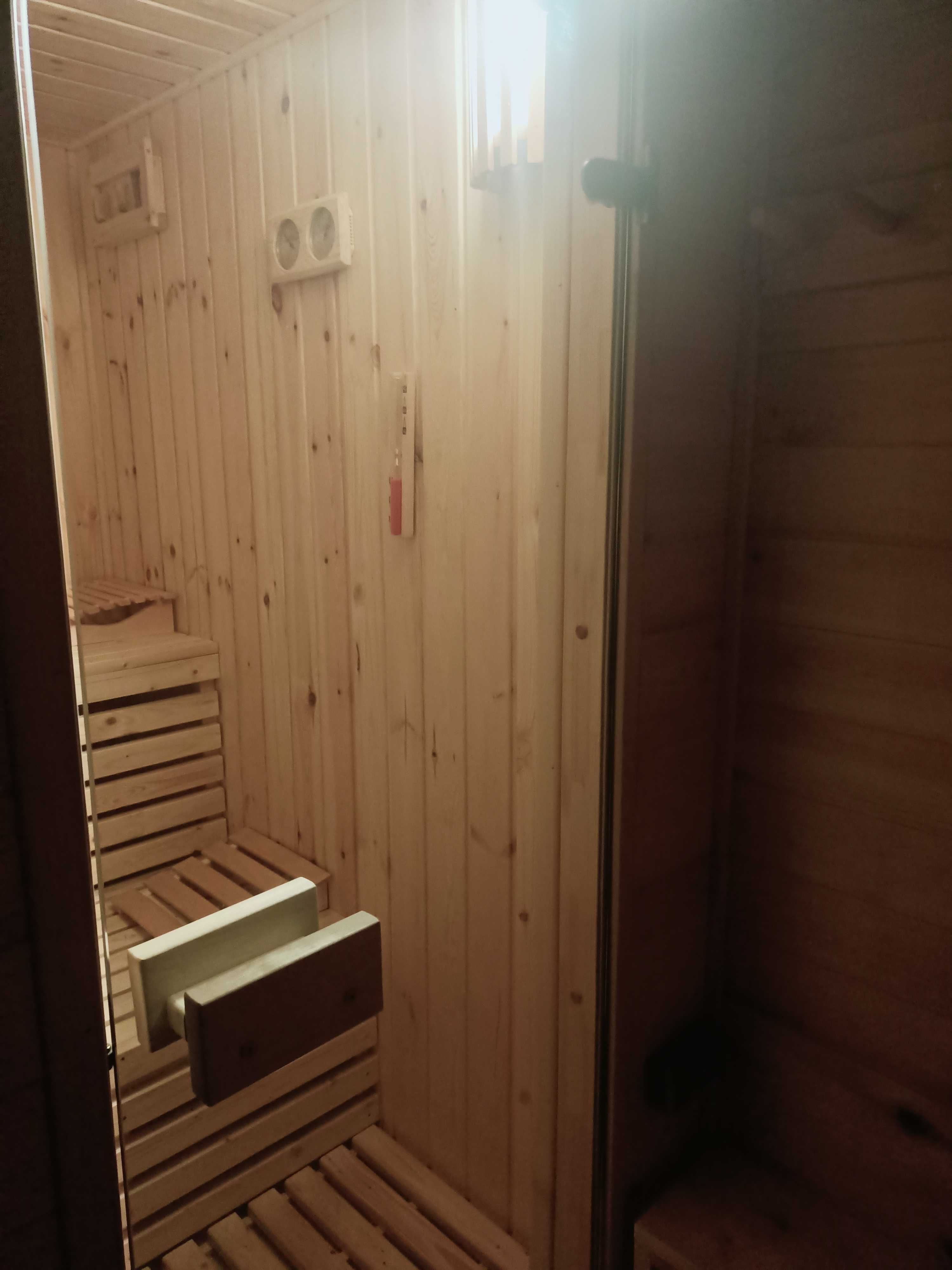 Drewniana sauna ogrodowa wolnostojąca