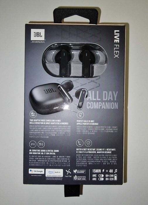Auriculares Bluetooth JBL Live Flex (Caixa Selada)