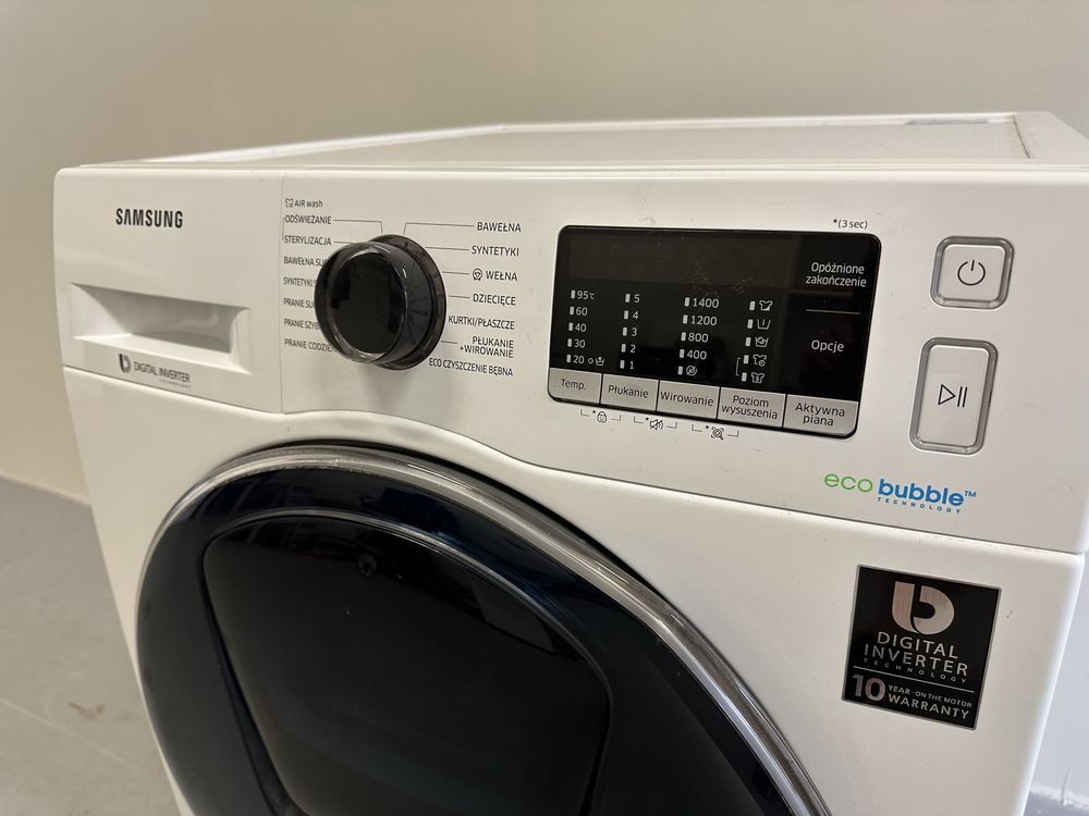 Samsung WD80K5A10OW Pralko-suszarka, pralka, suszarka