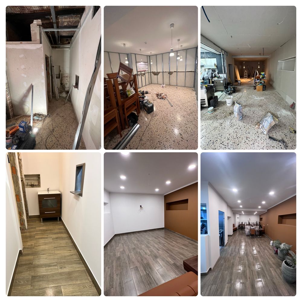 Pinturas,Pladur,Remodelação,Manutenção,Reabilitação Edifícios Int/Ext