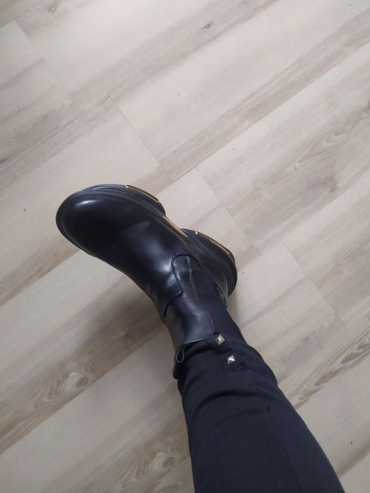 Kozaki botki dłuższe 39