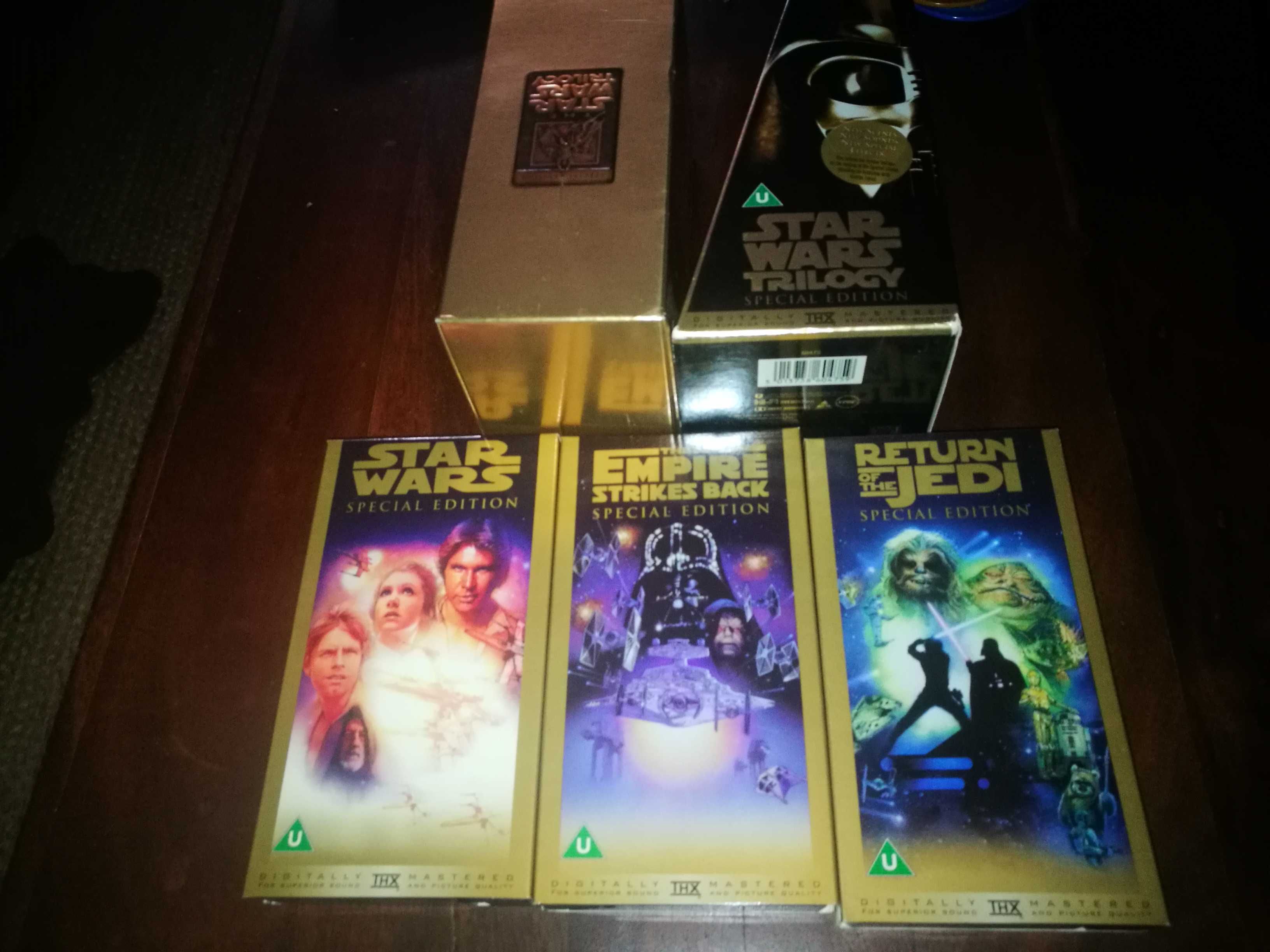 Star Wars - Trilogy (SPECIAL EDITION) caixa com os 3 Filmes VHS