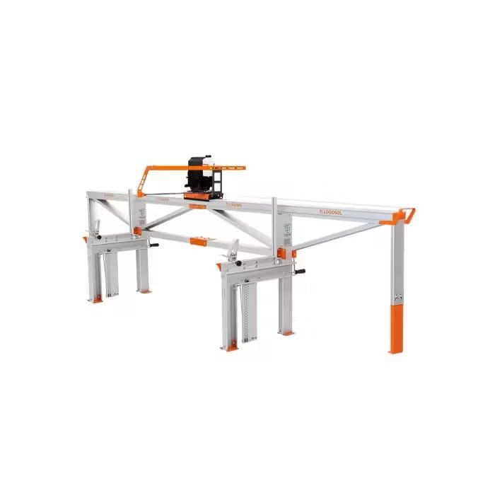 Trak łańcuchowy F2 (4 m) z piłą elektryczną ES5 i podstawowym pod