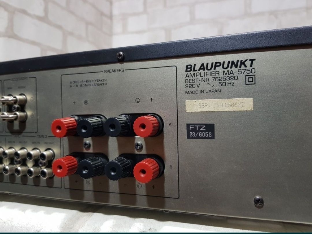 Стерео підсилювач BLAUPUNKT MA-5750,*2х100 Вт, +1 б/у з Німеччини