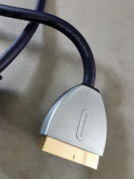 kabel przewód 5m SCART–SCART EURO-EURO OFC miedziany