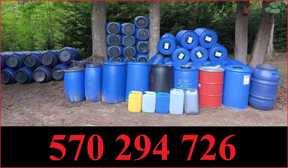 Beczka 10L 20L 30L 120L 200L 210L na wodę deszczówkę  paszę wędzarnię